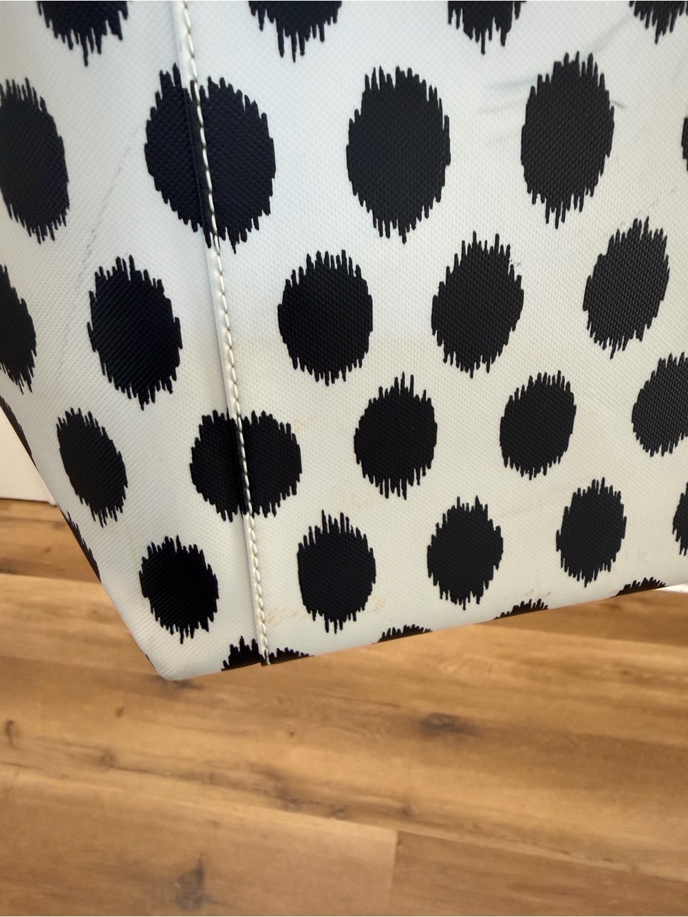 kate spade Black and White Polka Dot Tote - Picture 8 of 12